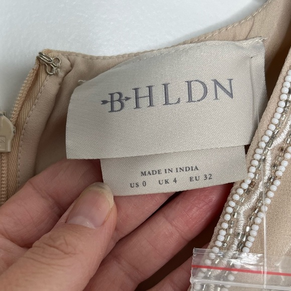 NWOT Anthropologie BHLDN Fresna Dress Embellished Maxi Size 0 - Picture 4 of 13